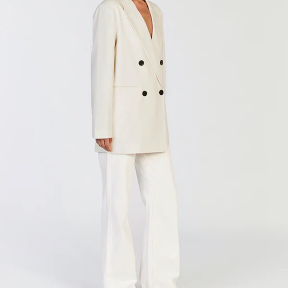 DISSH BECKHAM CREAM BLAZER - Picture 3 of 7